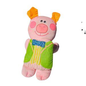 Playskool The Three Little Pigs Cloth Doll Book 1974 My Storybook Stuffed Animal